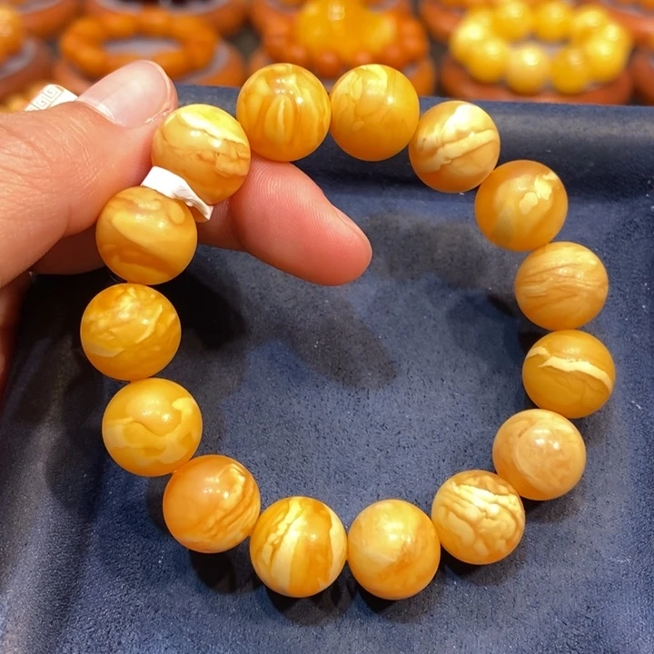 琥珀手链未镶嵌蜜蜡