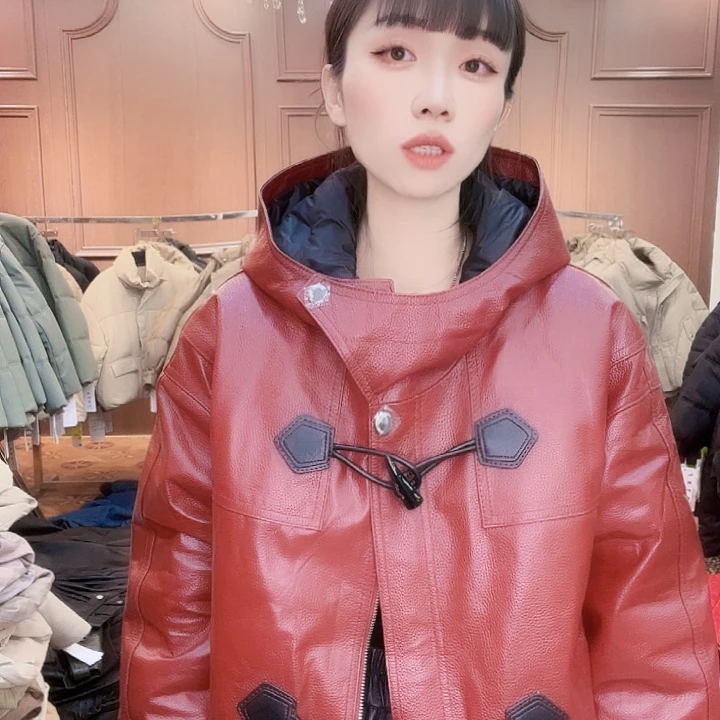 135……150斤皮羽绒服