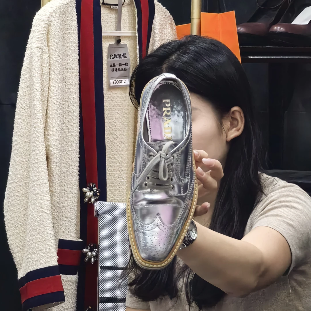 95新 Alexander McQueen/亚历山大·麦昆 普拉达松糕鞋不退换
