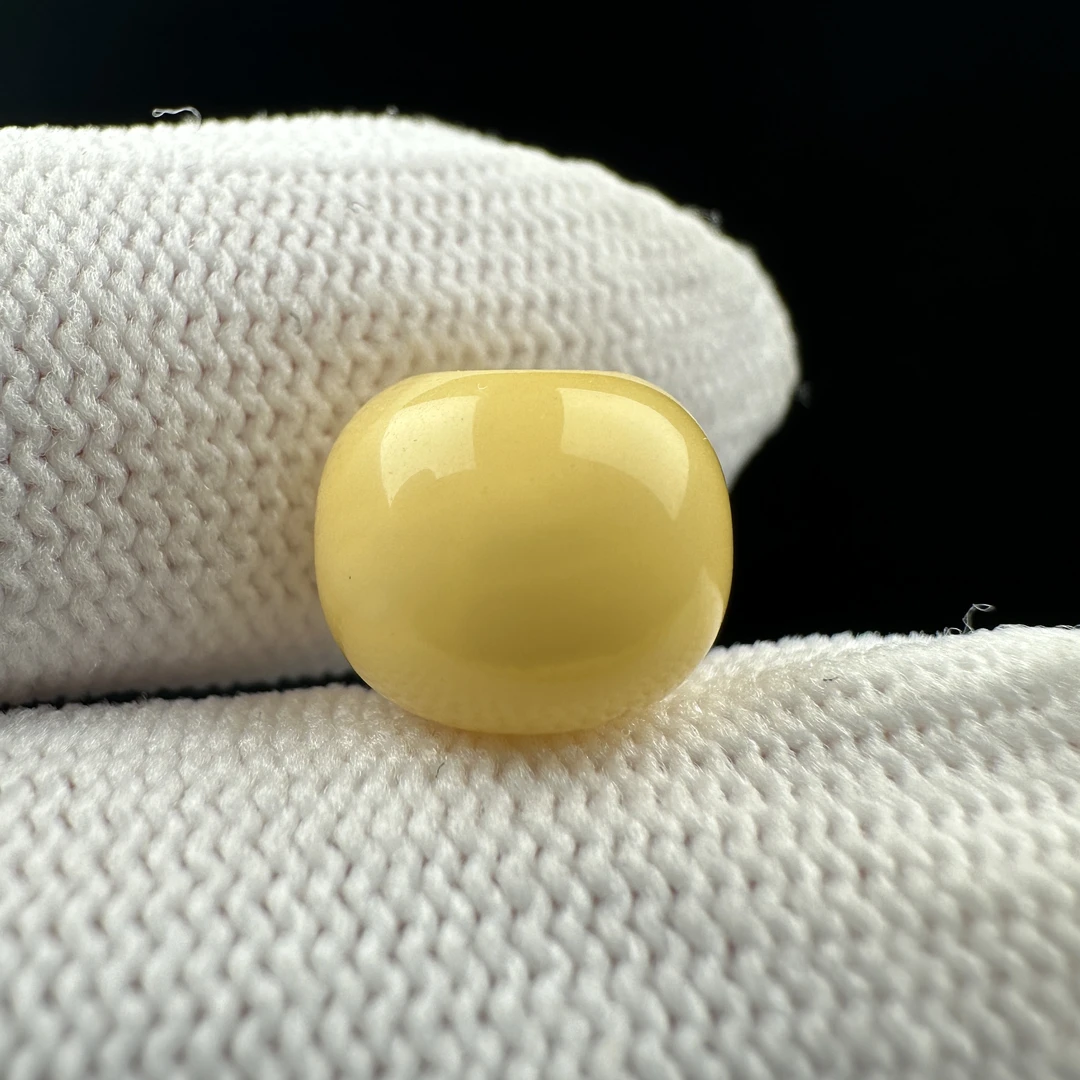 B9300天然原矿蜜蜡 【微瑕】墩子10.8*9mm 支持复检 假一罚十