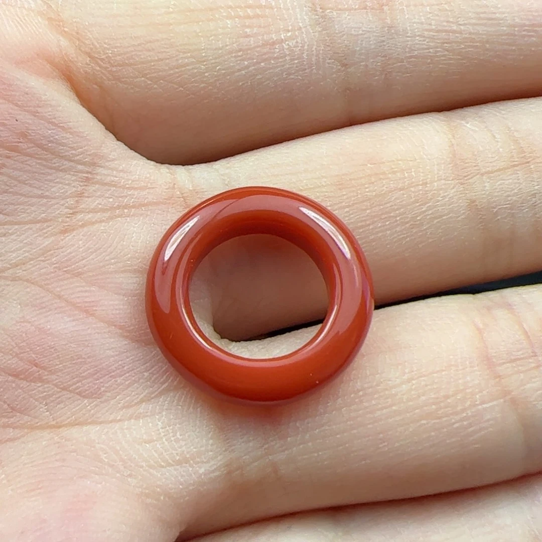 未镶嵌跑环南红玛瑙