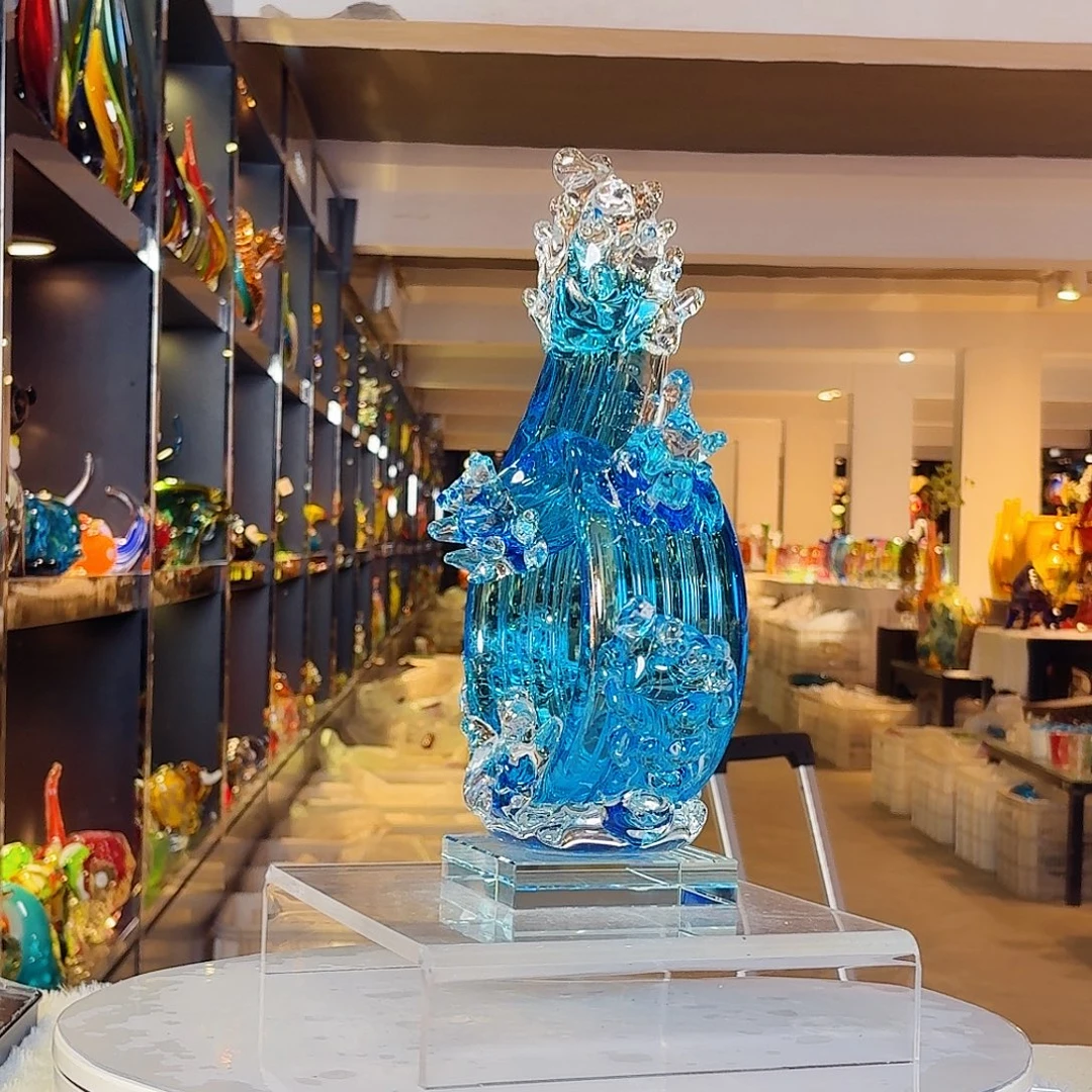 琉璃手工艺品琉璃岛的一个小