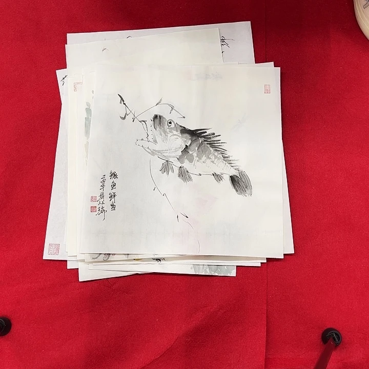 国画花鸟的翅膀和翅膀是一样