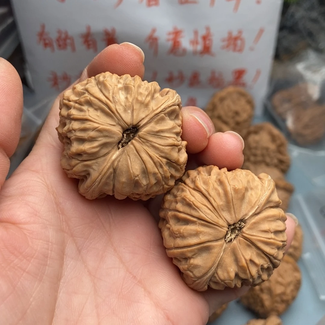 文玩核桃把件静*团圆19