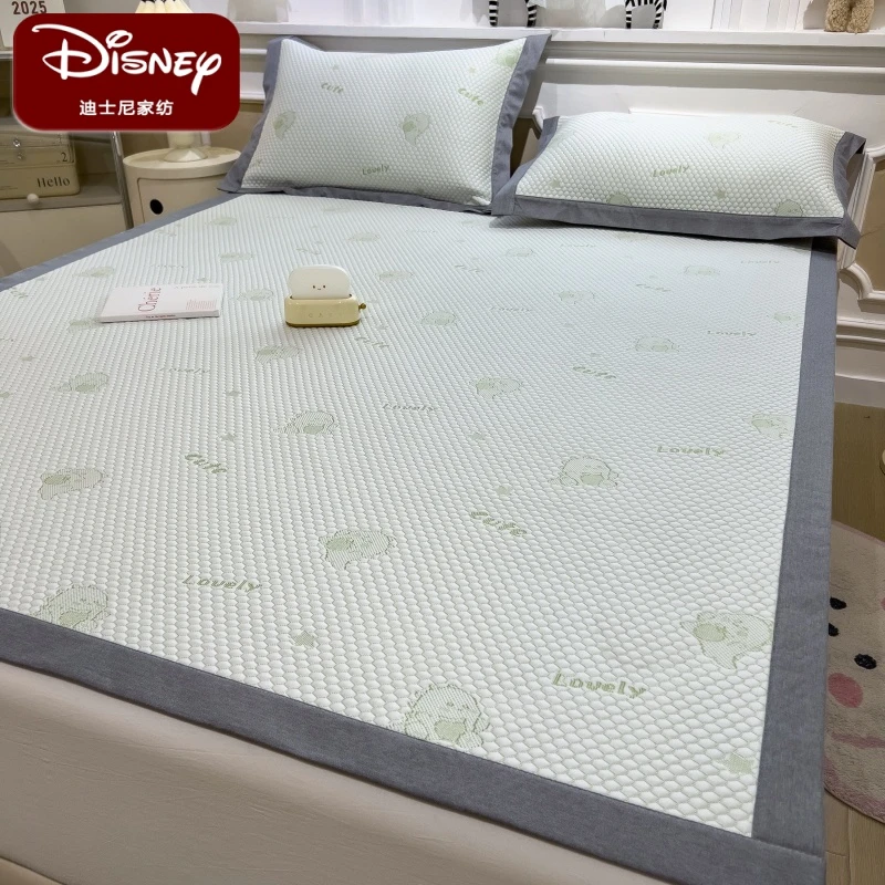 Disney/迪士尼A类凉席软凉席冰丝席夏天专用冰丝凉席三件套平铺款
