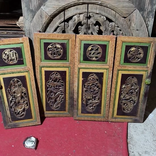 木雕花板一物一图