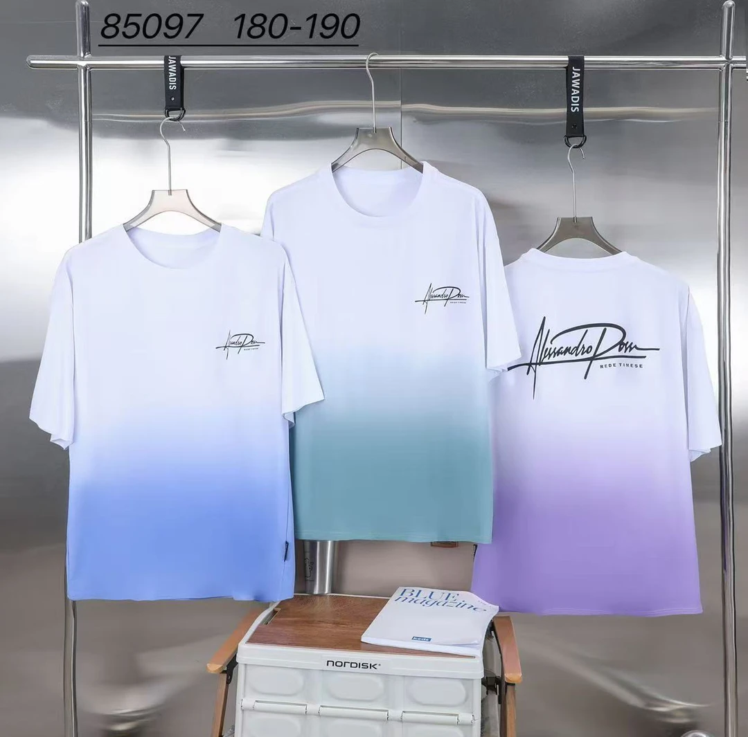 青少年夏季速干吊染运动休闲短袖（097）