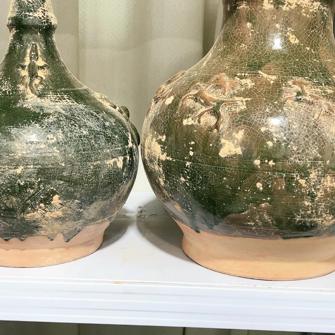 瓦当摆件摆件茶桌茶台陶瓷陶不**忧