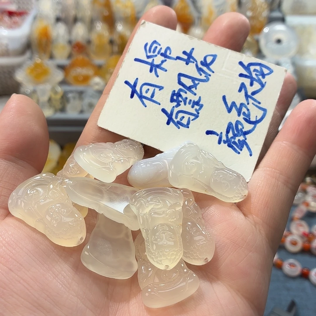 玛瑙/玉髓未镶嵌吊坠(不含链)