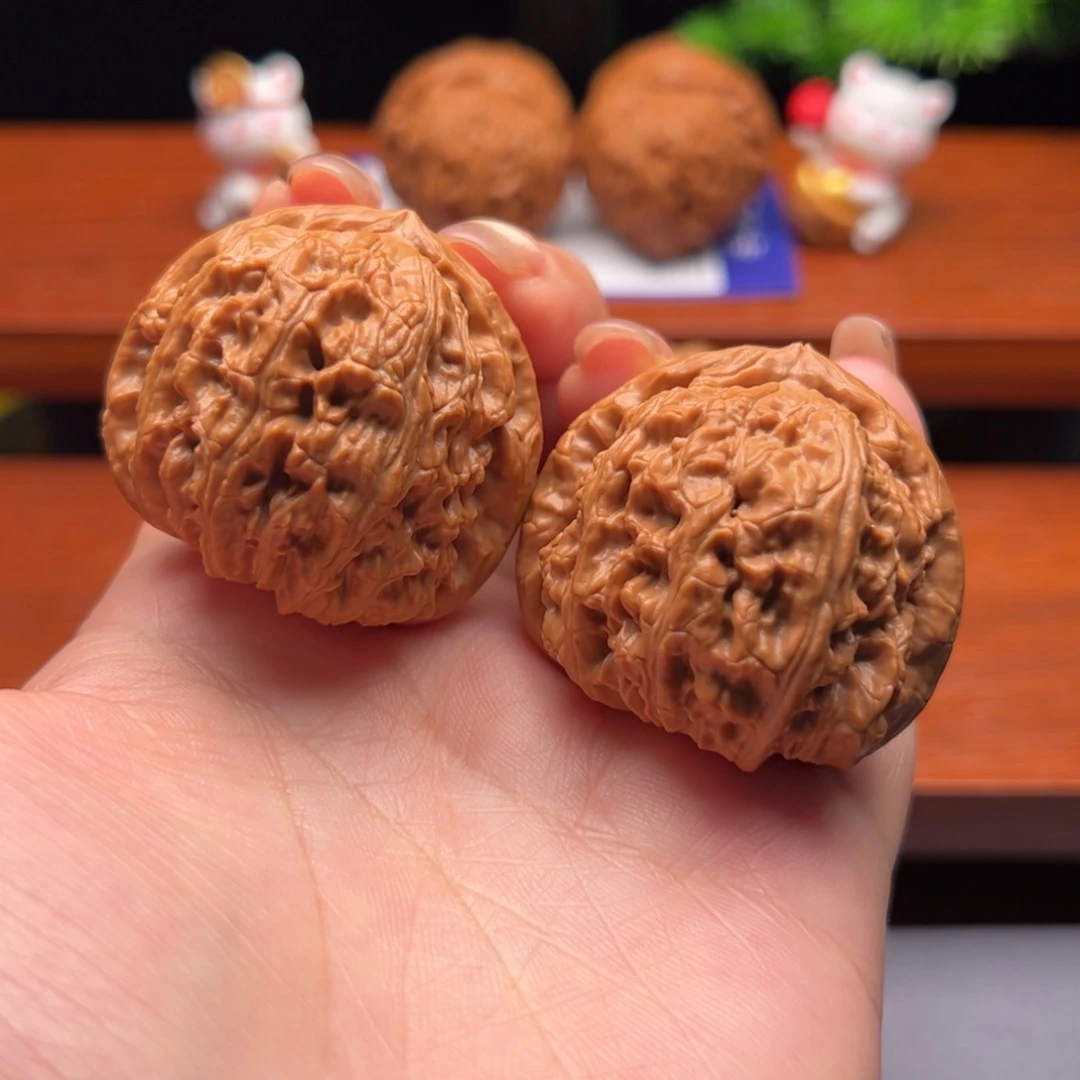 文玩核桃把件41白狮子