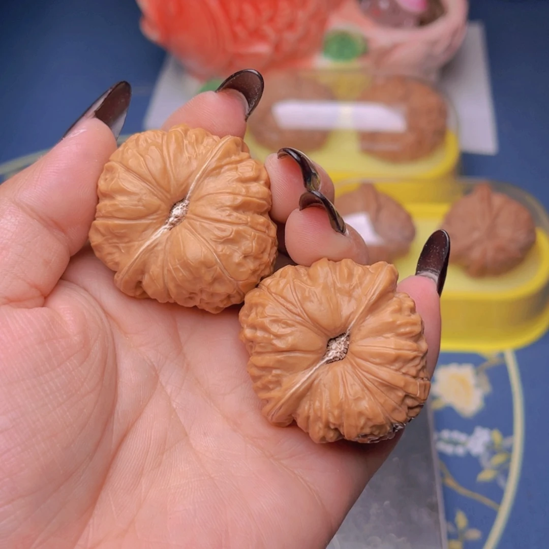 文玩核桃把件追****子南瓜墩41