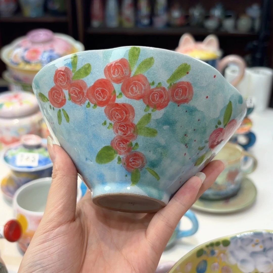 景德镇手绘高温釉下彩陶瓷茶具