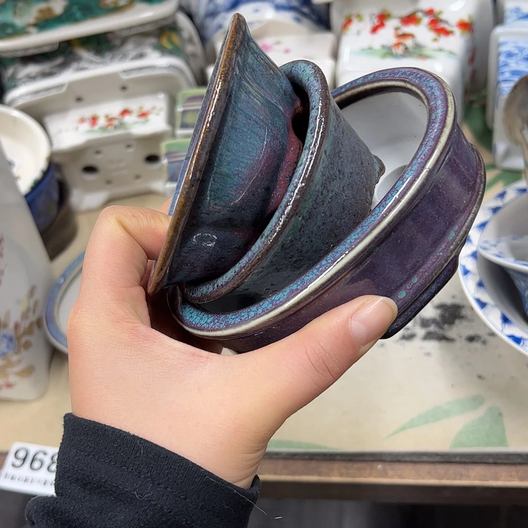 看***够花盆紫砂520号瑕疵3个