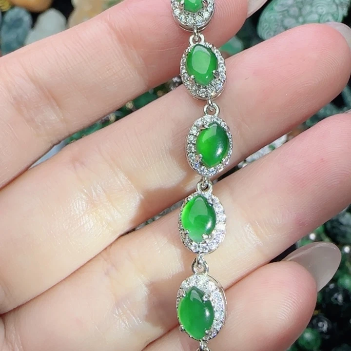 翡翠未镶嵌颈饰天然A货608