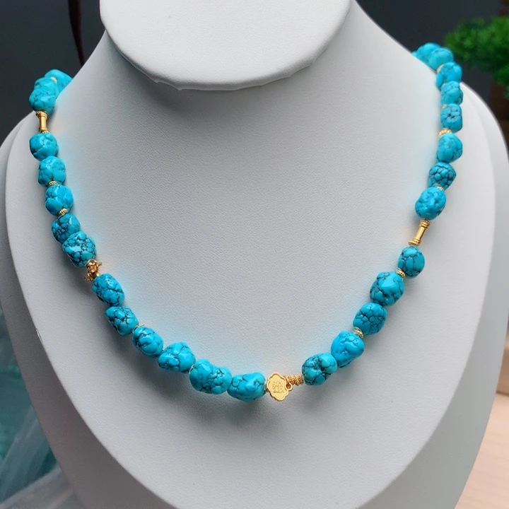 绿松石未镶嵌珠宝奇石8mm