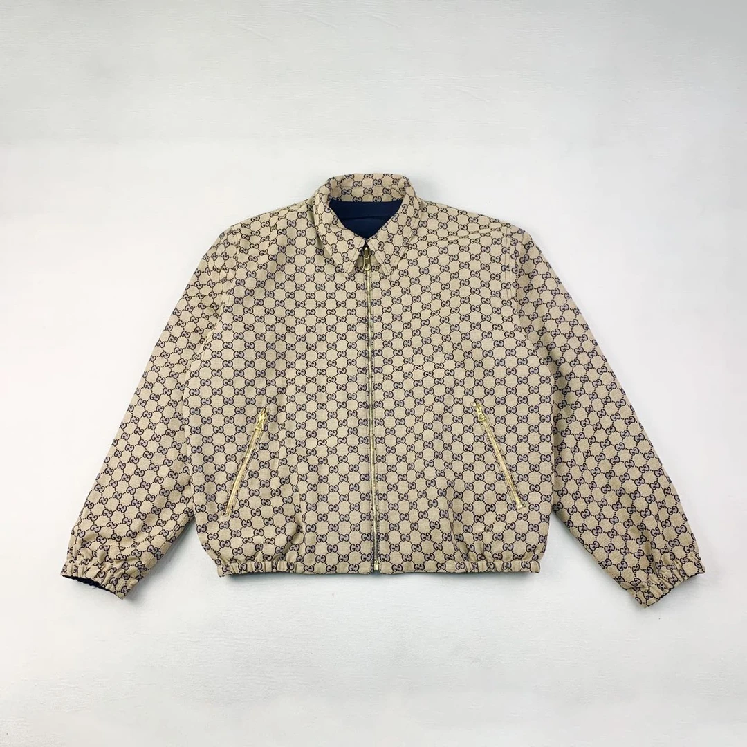 未使用 GUCCI/古驰 满印logo双面穿外套52码编码xb5861