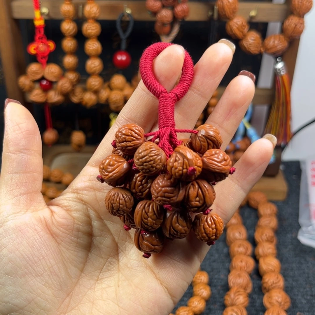 吊坠桃核桃枭挂件L1