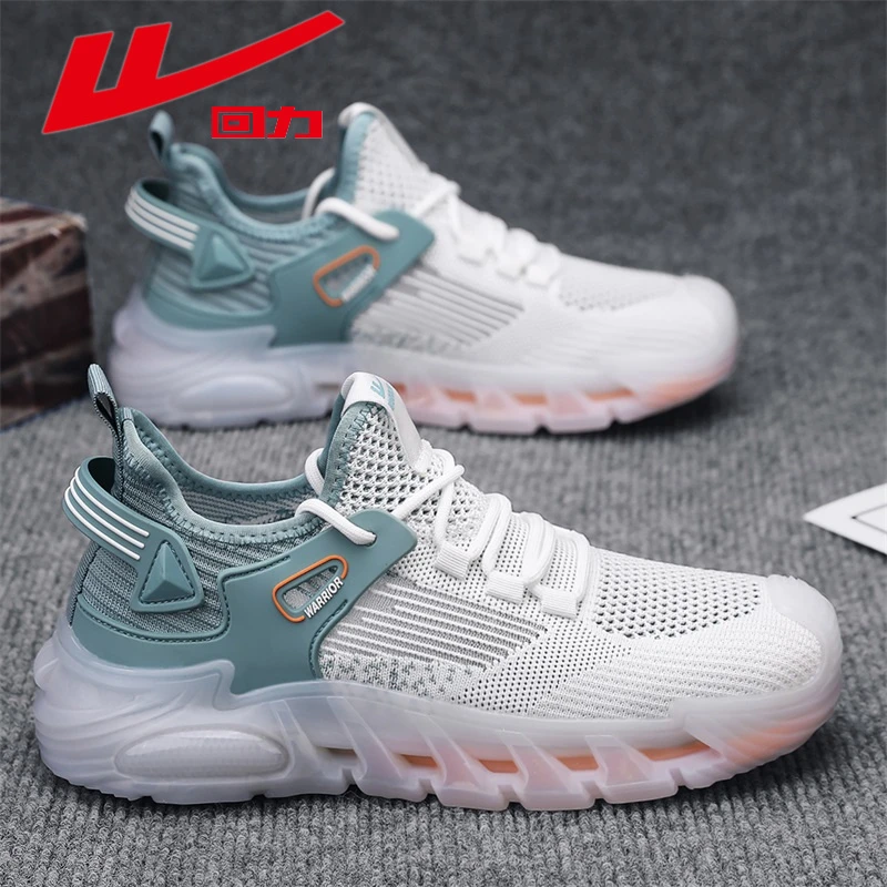 回力男鞋夏季新款透气休闲百搭椰子网面鞋男士气垫减震跑步运动鞋