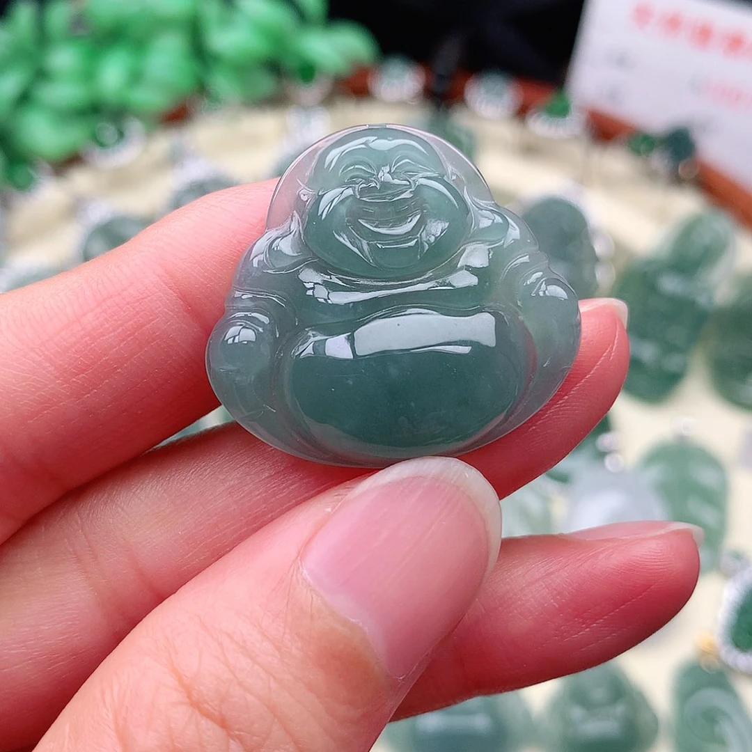 翡翠未镶嵌颈饰吊坠