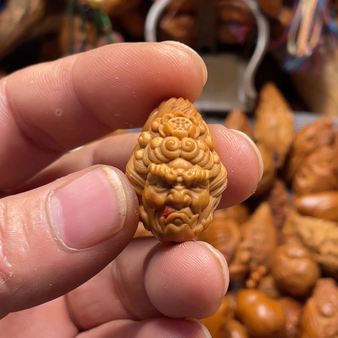 小***霖手串/手链橄榄核瑕疵大黑天956