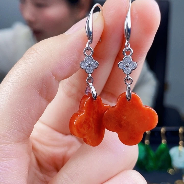 翡翠耳饰未镶嵌饰品
