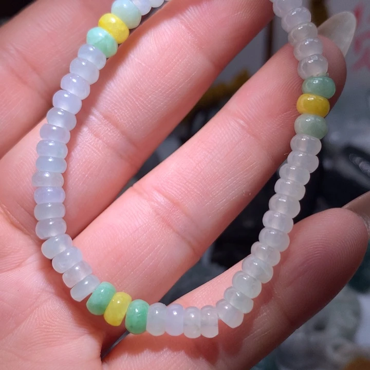 翡翠未镶嵌颈饰保真天然A货翡翠