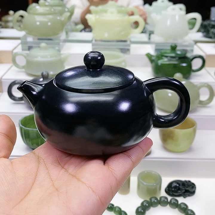 未镶嵌和田玉挂件茶壶