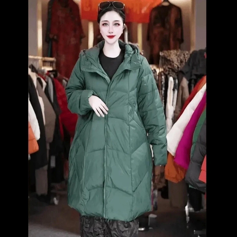 【鸭绒】冬季百搭时尚潮流休闲气质显瘦轻奢女款羽绒服2125