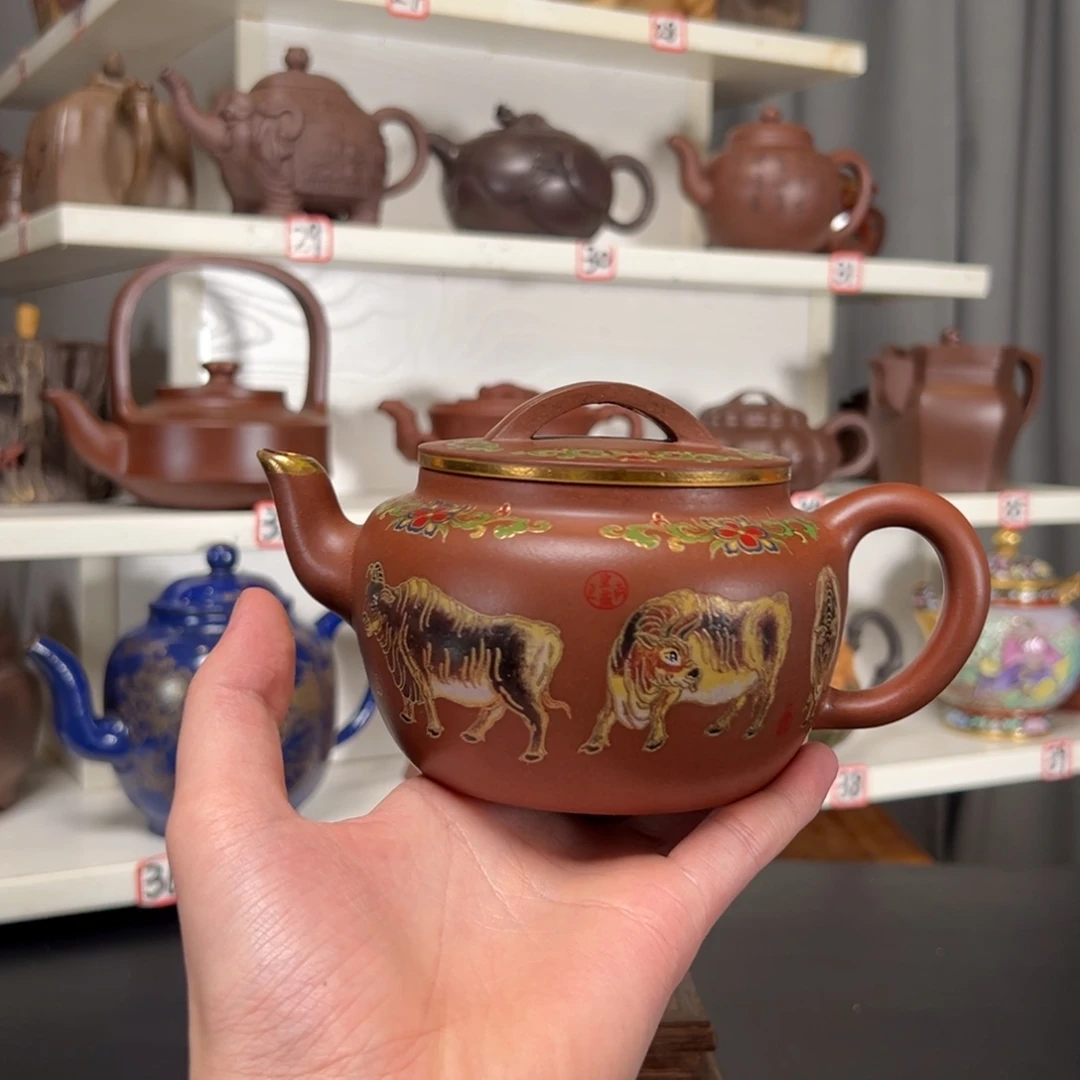 ****哥茶壶紫砂原矿紫砂