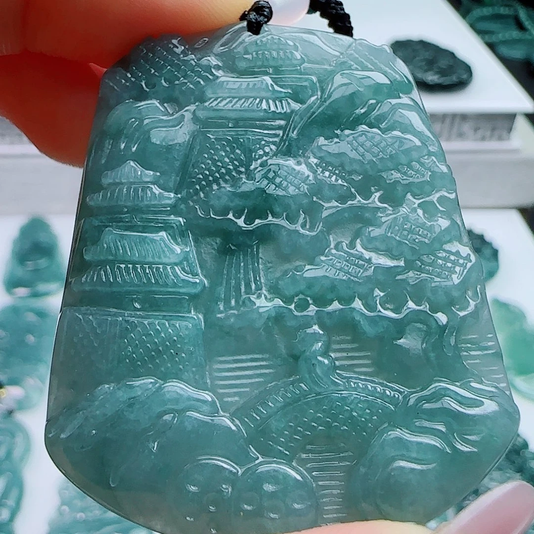 未镶嵌挂件翡翠111