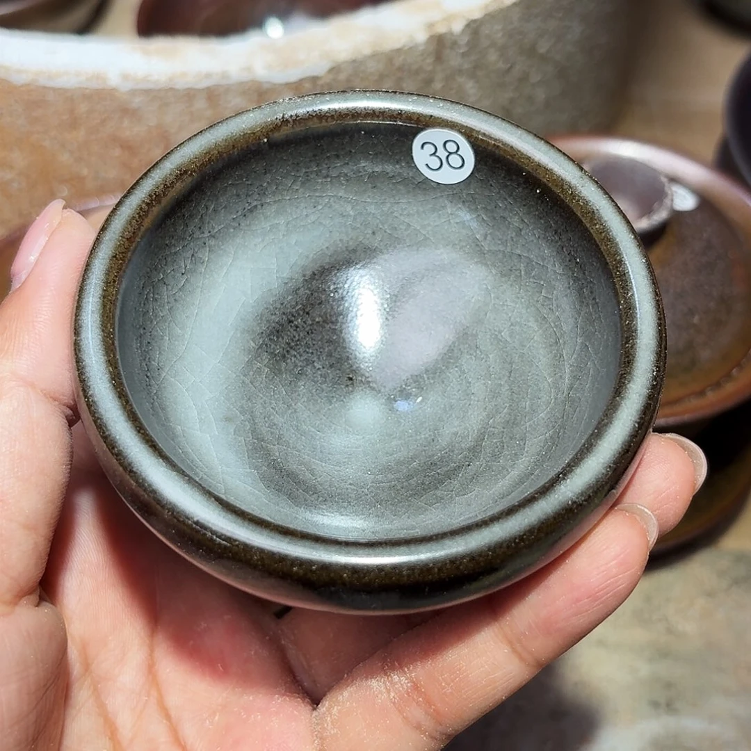 茶盏义兴龙窑建盏38微瑕