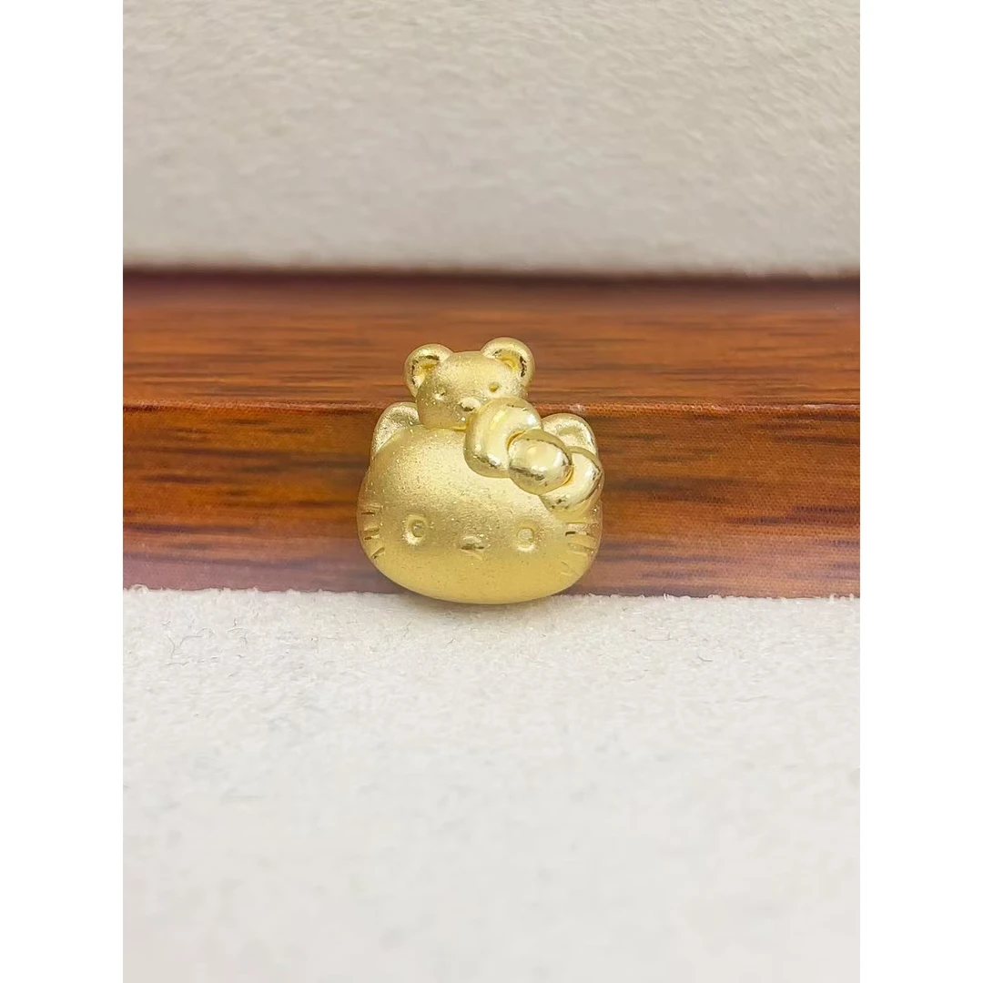 水贝黄金足金999小熊kt DP2009