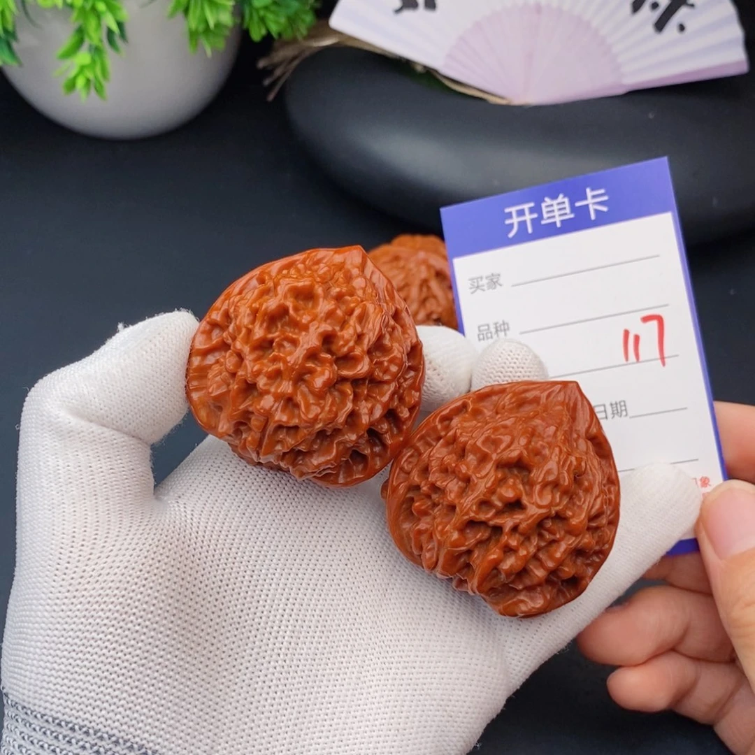 文玩核桃把件46官帽117