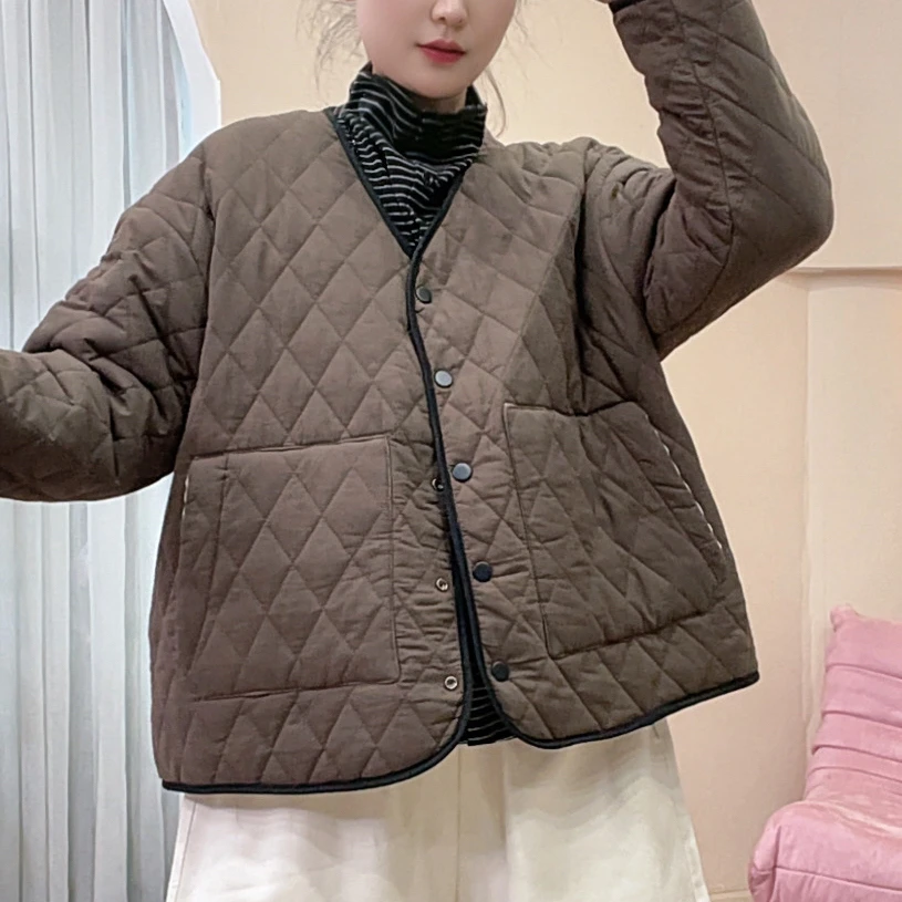 975正反两穿冬季绗棉外套女