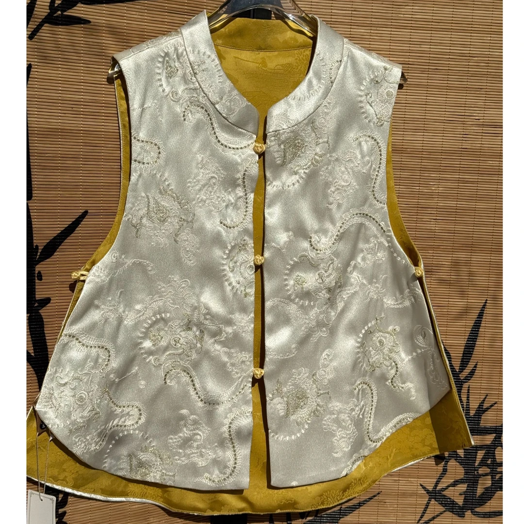 新中式马甲25107HMFMJ031