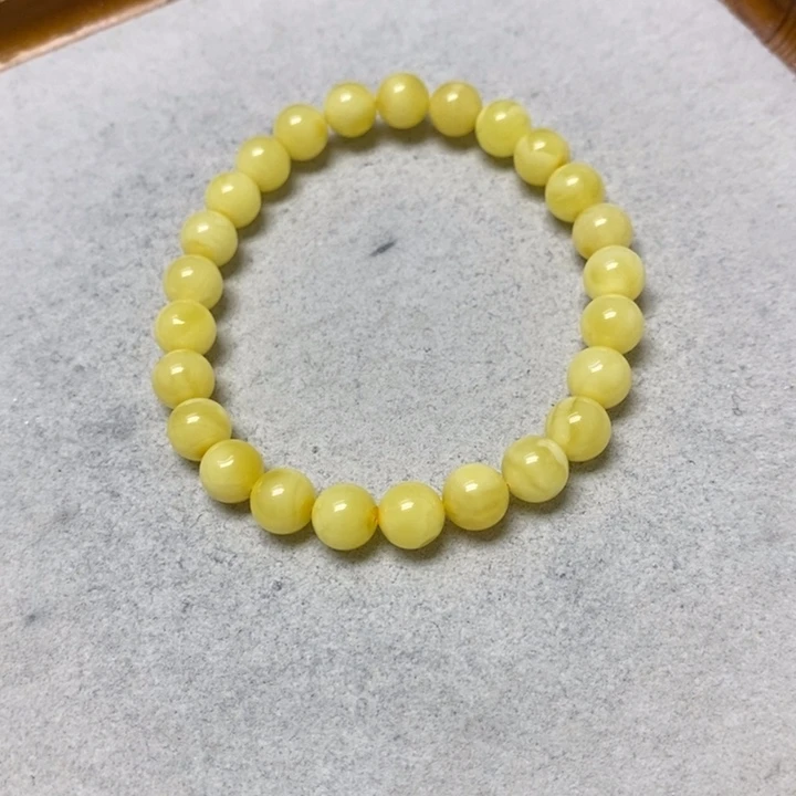 蜜蜡未镶嵌裸石串