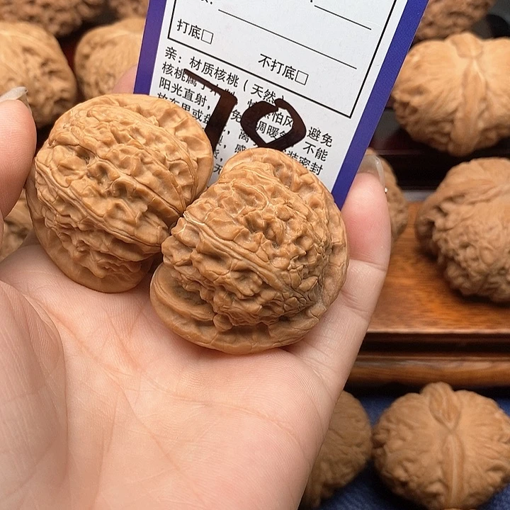 桃核吊坠白狮子头43