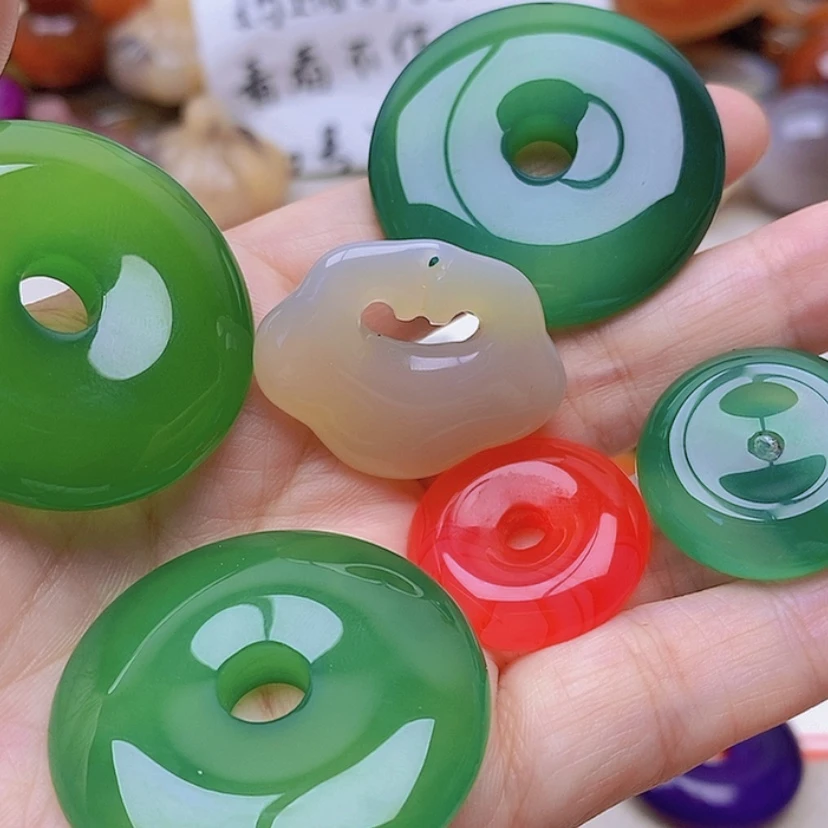 【闪购商品】未镶嵌玛瑙/玉髓珠宝半成品╰****╯