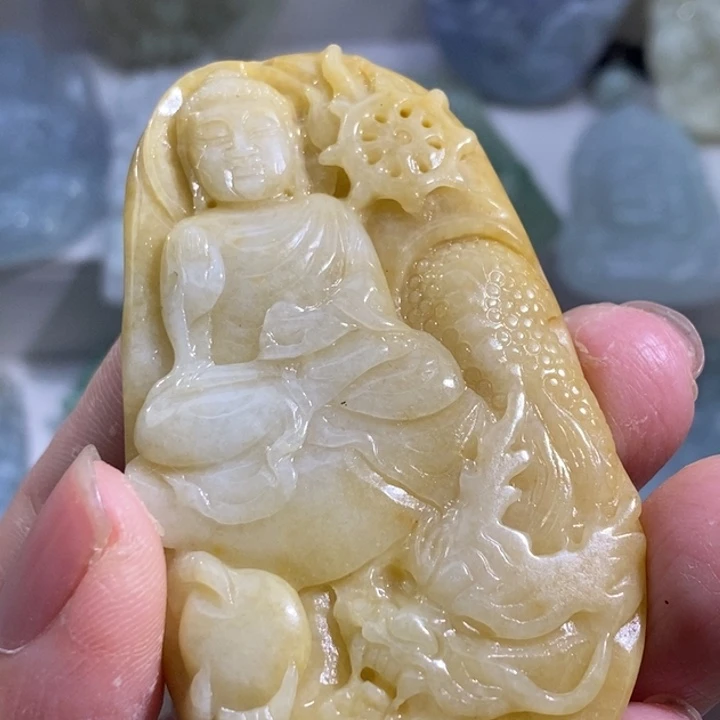 【闪购商品】颈饰未镶嵌翡翠阿咪