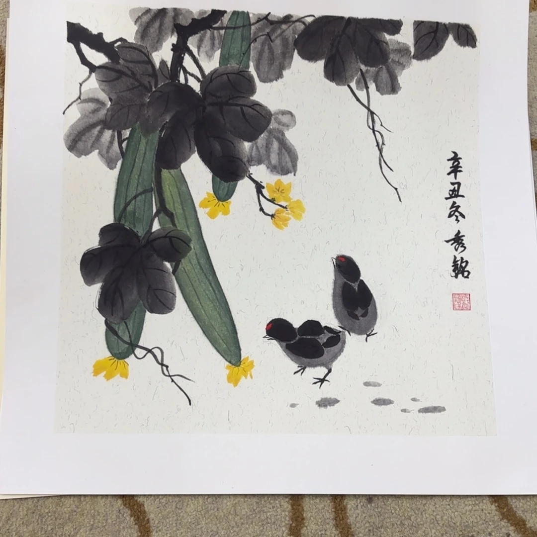 国画国画老师作品刘