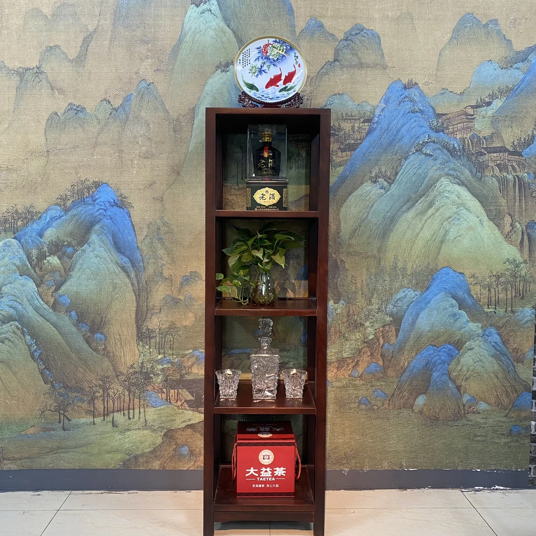 志恒居推荐—多功能置物架花架餐边柜家用客厅中式阳台古典简约