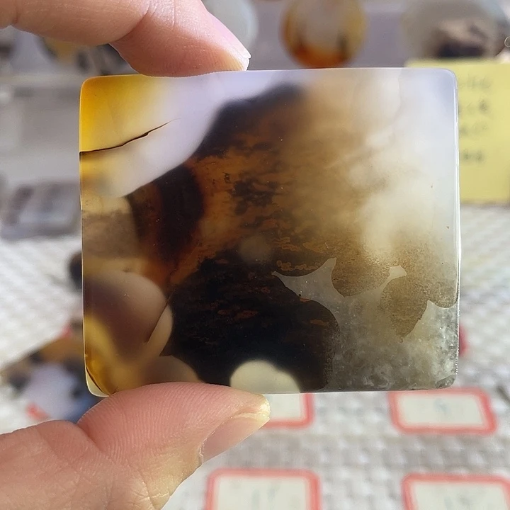 玛瑙/玉髓合金颈饰