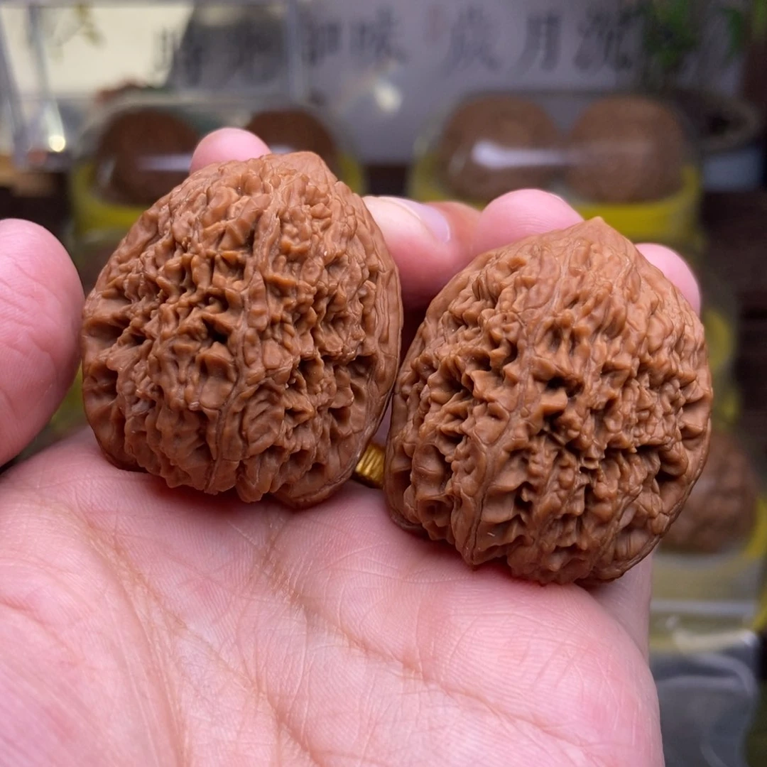 文玩核桃吊坠全品35尺大蒜头精品对孤品