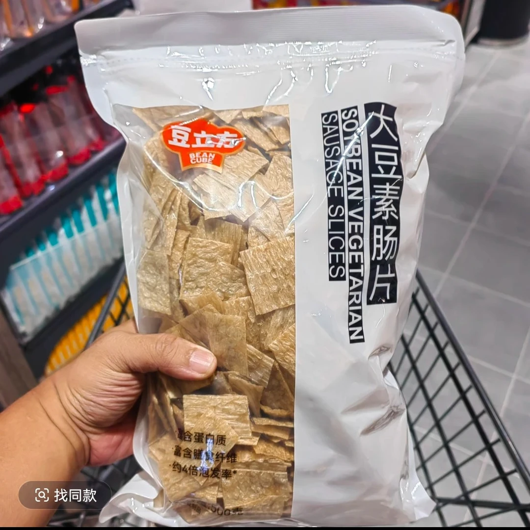 许昌超市正品代购大豆素肠片蛋白丝蛋白片