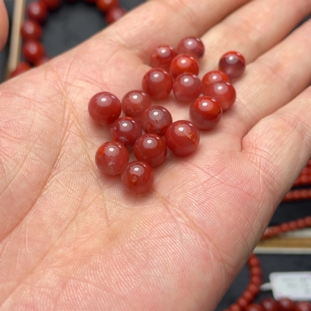 【闪购商品】南红玛瑙单珠8+发一颗未镶嵌
