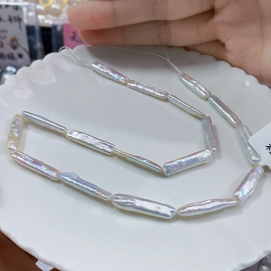 未镶嵌淡水珍珠炫彩巴稀有项链