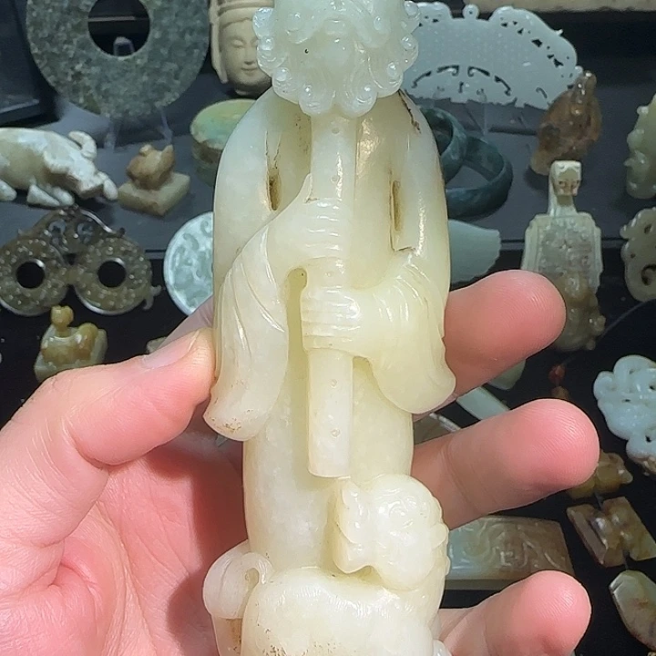 和田玉未镶嵌吊坠(不含链)