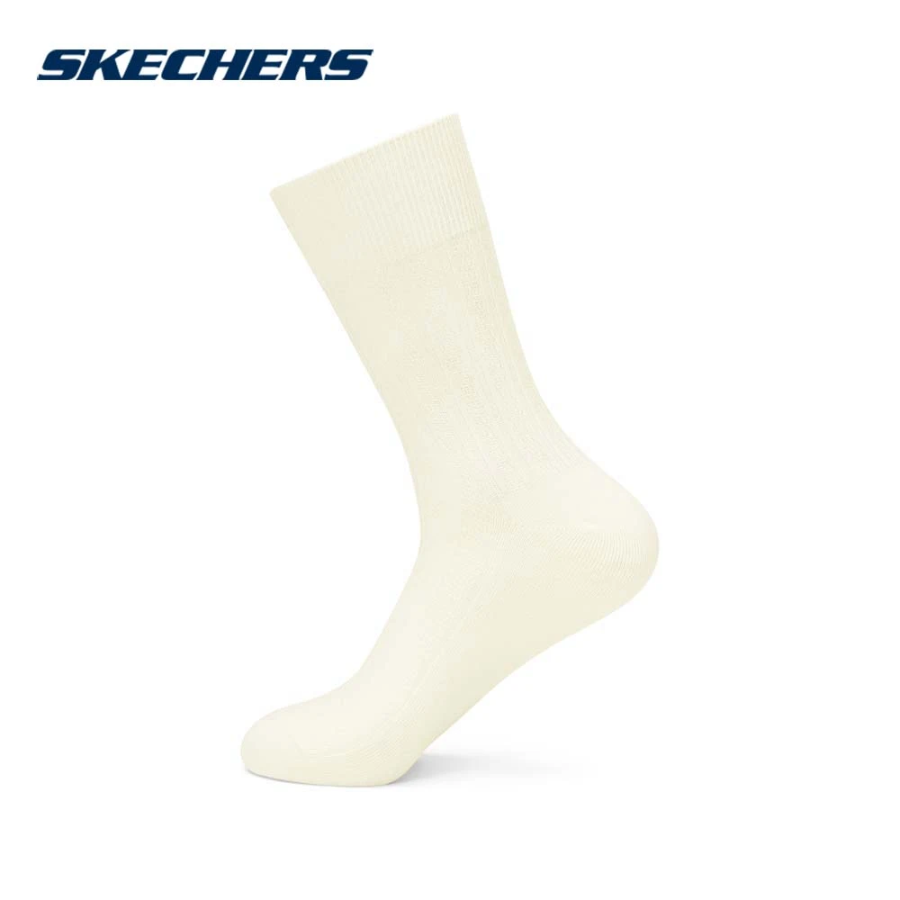 斯凯奇官方男女同款简约袜子时尚百搭休闲潮流中筒运动袜L324U135