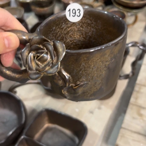碗手捏咖啡杯壶承餐具