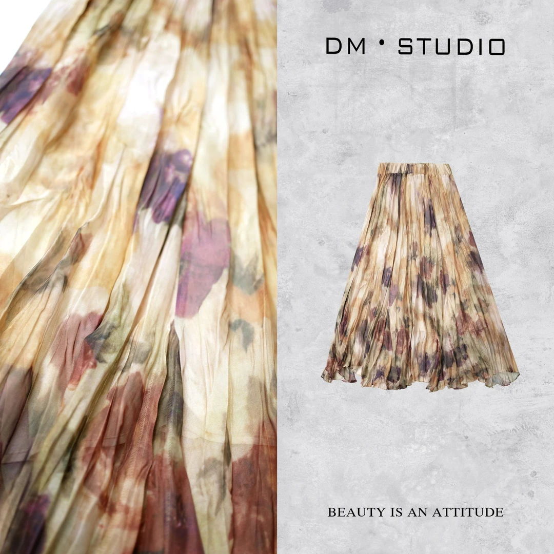 DEDM•STUDIO/气质减龄显瘦不规则下摆碎花半身裙2504BSQ/ES126